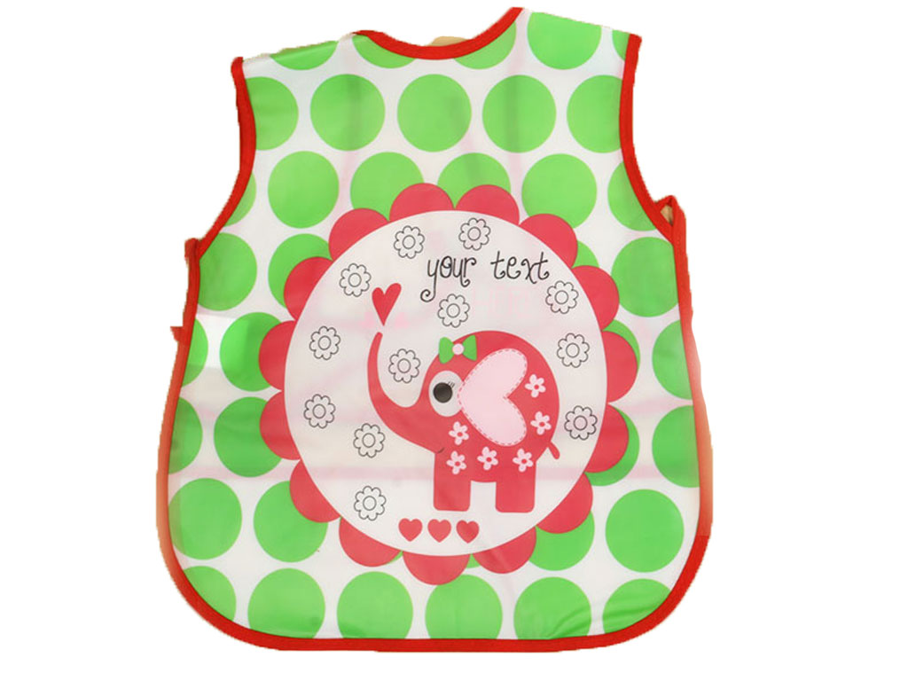 پیشبند آستین حلقه ای طرح دار دخترانه