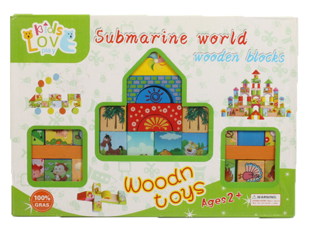 بریکس چوبی 56 قطعه