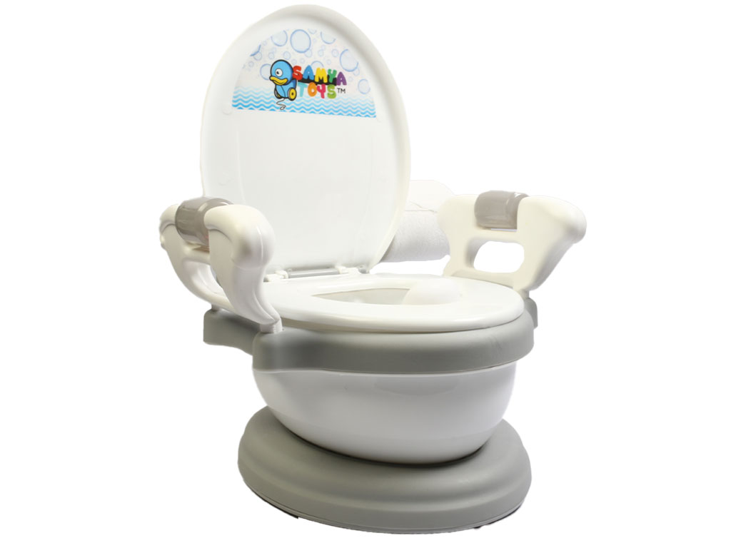 قصری (توالت فرنگی آموزشی) سه کاره کودک موزیکال و جغجغه ای سامیا Samya