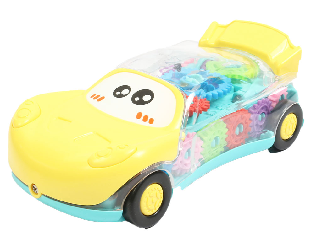 ماشین چرخ دنده ای موزیکال و چراغ دار مدل موبایل