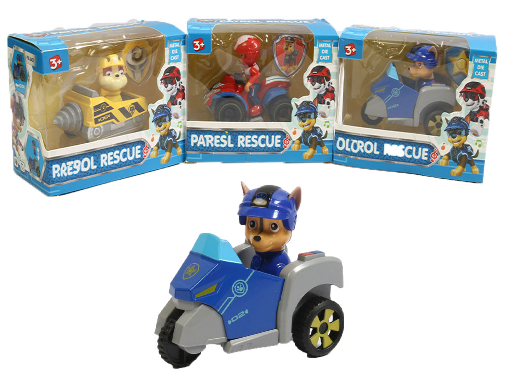 ماشین های عقب کش، موزیکال و چراغ دار شخصیت های سگ های نگهبان