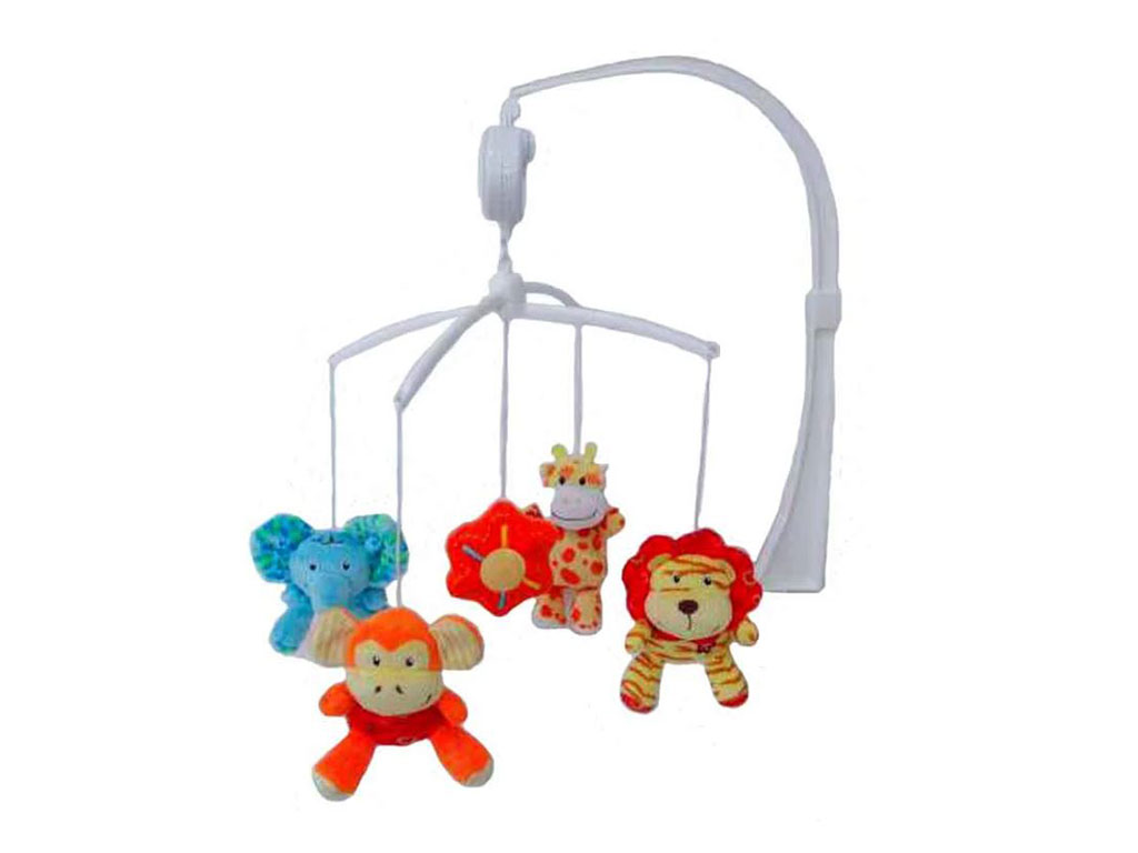 آویز موزیکال و چرخشی بالای تخت نوزاد طرح حیوانات لمون Lemon