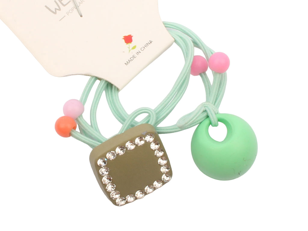 کش سر طرح گوی های رنگی (2 عددی)