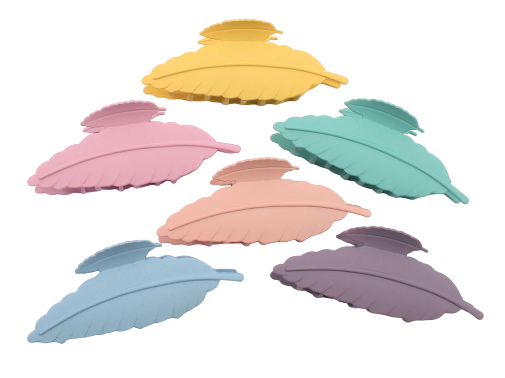 کلیپس دخترانه فلزی طرح پر