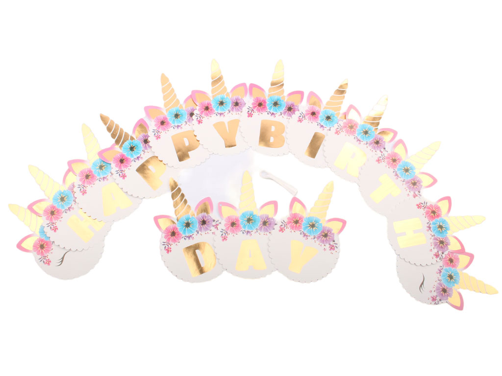 ریسه اسب تک شاخ HAPPY BIRTHDAY