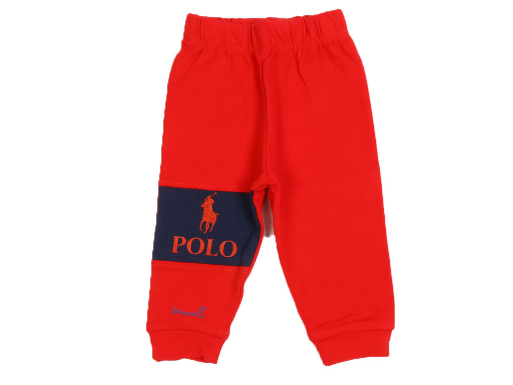 شلوار راحتی نوزادی پسرانه طرح پولو به آوران behavaran