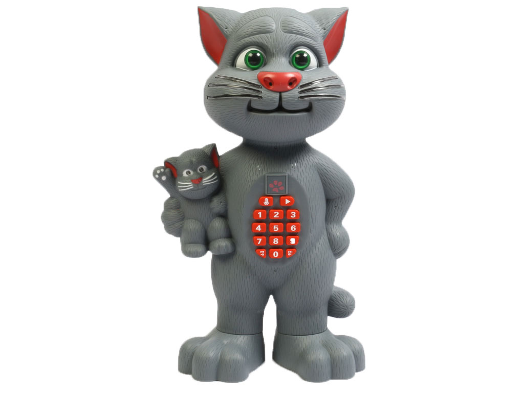 تام سخنگو، لمسی و موزیکال اسباب بازی مدل تقلید صدا طرح مادر و بچه