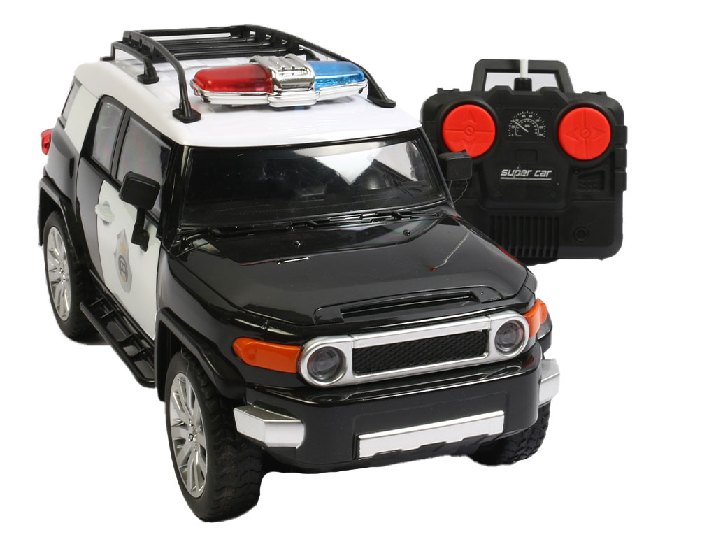 ماشین کنترلی شارژی اسباب بازی با کنترل 4 کاناله طرح تویوتا اف جی پلیس