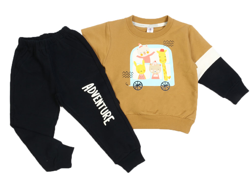 بلوز و شلوار راحتی بچگانه طرح حیوانات کیدومکس Kido max