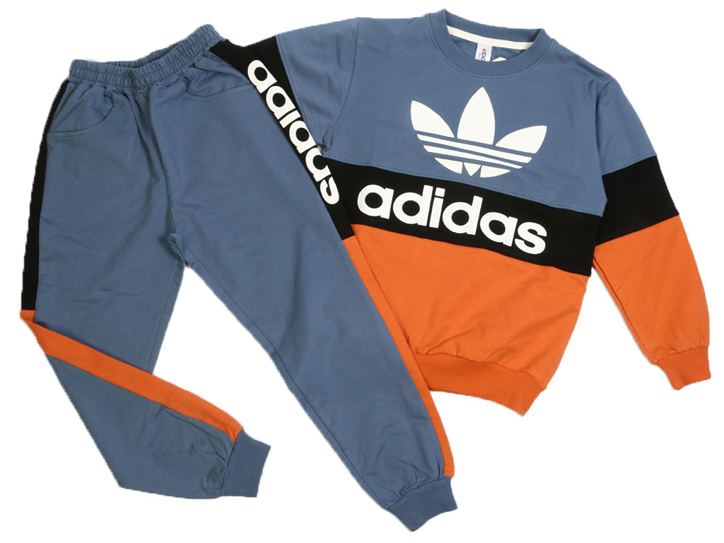 بلوز و شلوار راحتی پسرانه طرح آدیداس کیدومکس Kido max