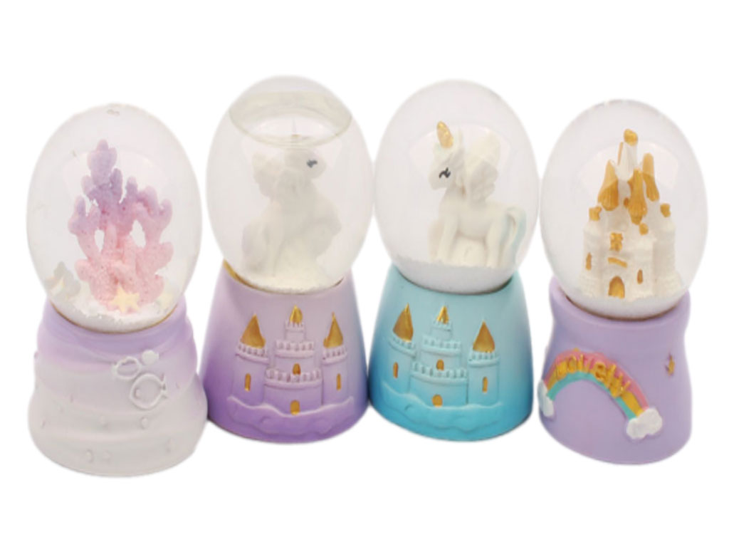 گوی شیشه ای چراغ دار فانتزی (سایز کوچک)