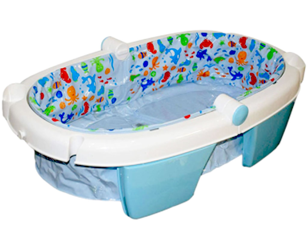 وان حمام نوزاد و کودک مدل تاشو طرح حیوانات دریایی سوواندا بیبی suvanda baby