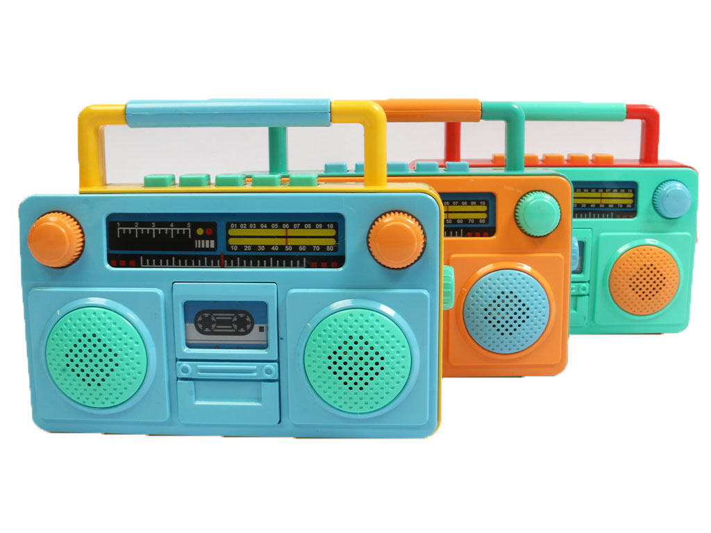 رادیو موزیکال و چراغ دار اسباب بازی