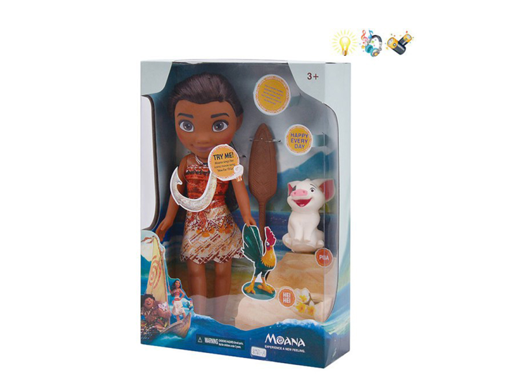 عروسک موانا اسباب بازی با صورت گوشتی