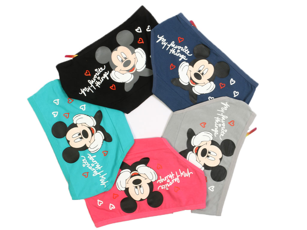 شورت اسلیپ دخترانه طرح میکی موس 9-6 سال