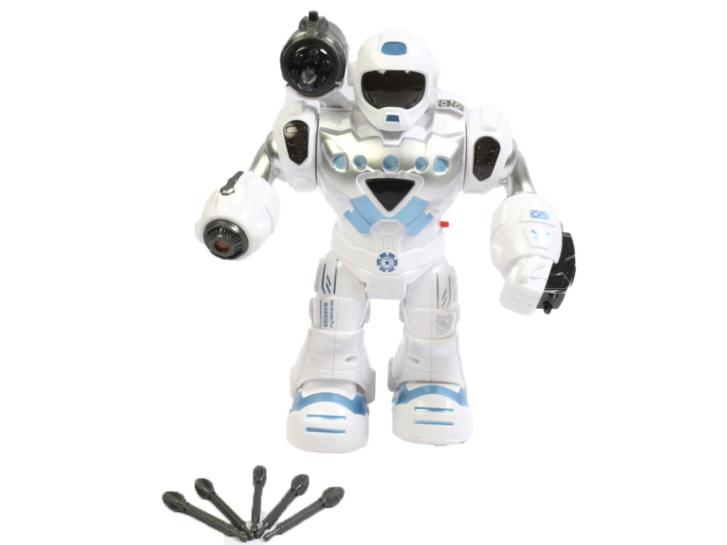 ربات حرکتی، موزیکال و چراغدار اسباب بازی مدل تیرپرتاب کن