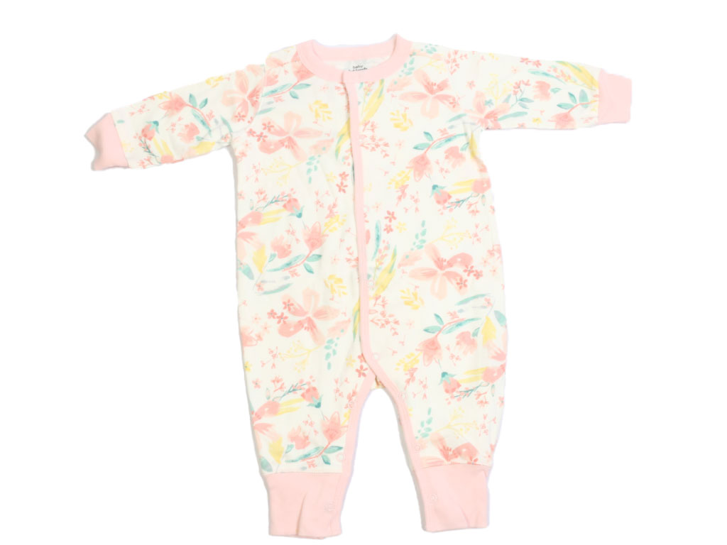 سرهمی نوزادی دخترانه طرح گل های رنگی بیبی baby