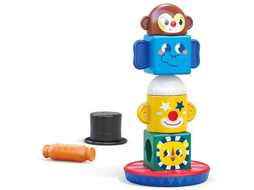 بازی فکری برج هوش مگنتی مدل برج سیرک پازلی 8 قطعه هولی تویز HOLA