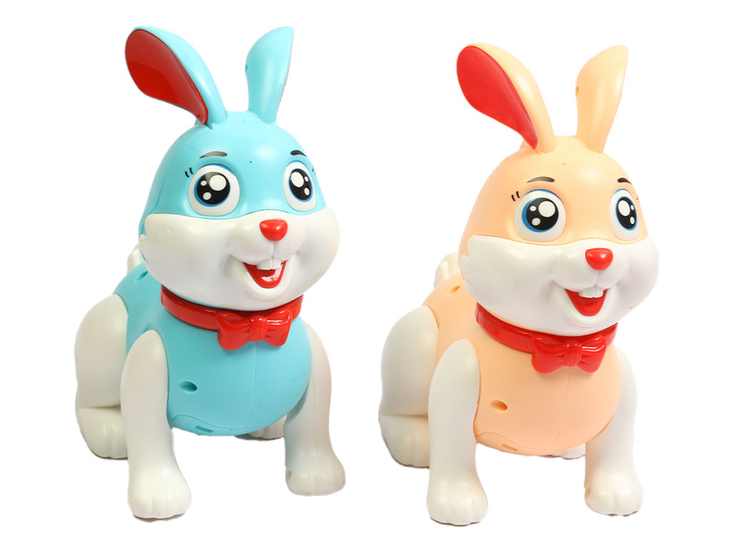 خرگوش موزیکال و چراغ دار اسباب بازی