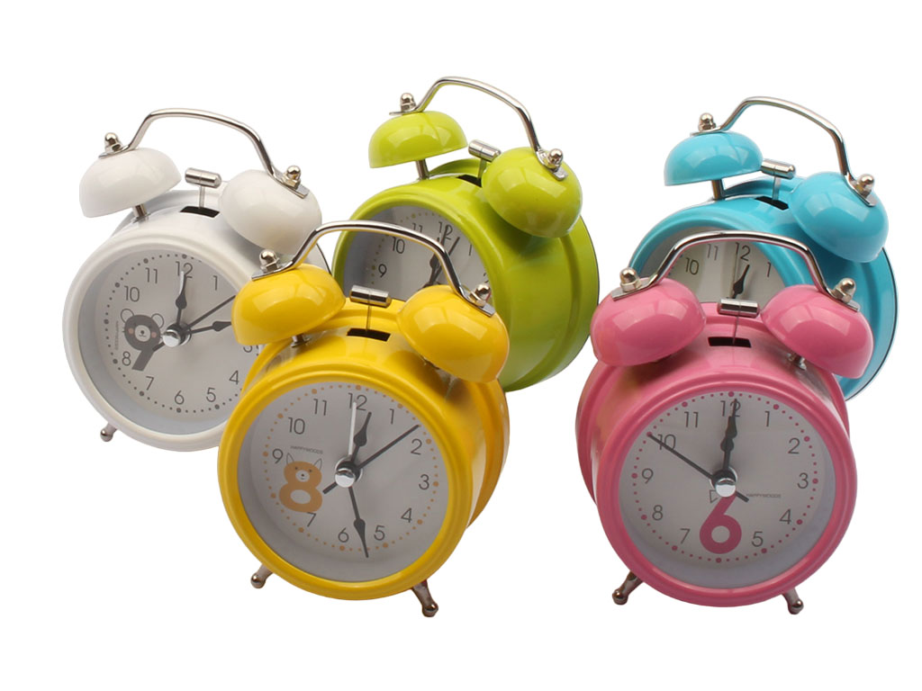 ساعت رومیزی چراغ دار شماته ای طرح اعداد انگلیسی