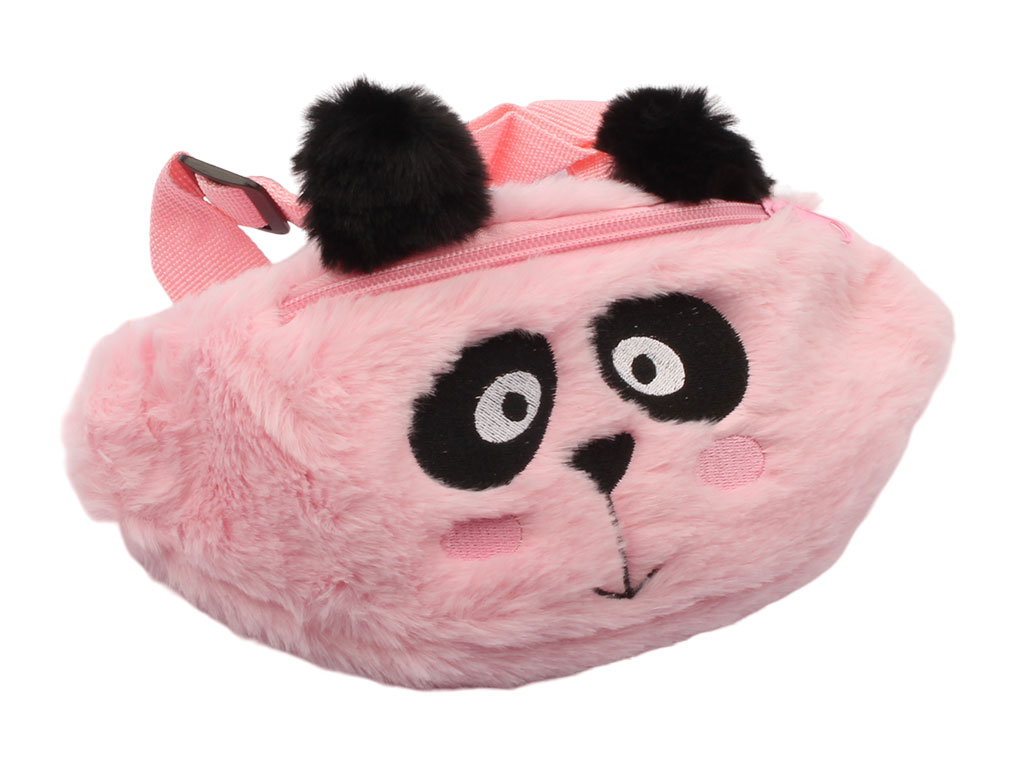 کیف کمری پولیشی صورتی رنگ خرس پاندا