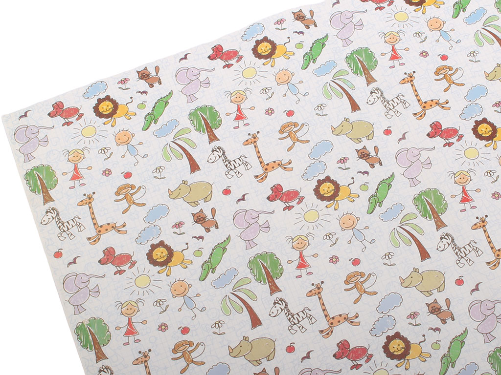 کاغذ کادو طرح نقاشی کودکان