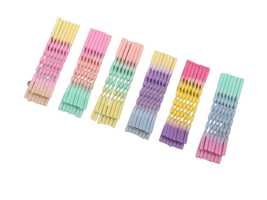 سنجاق سر رنگی مدل پیچی(42 عددی)