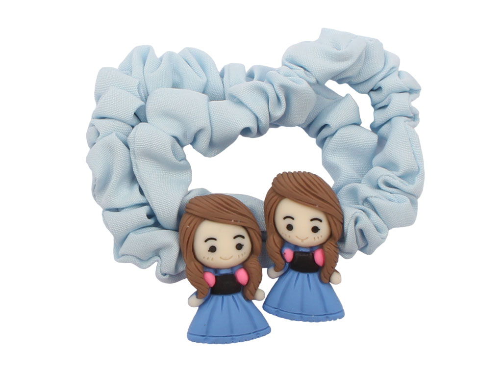 کش سر پارچه ای عروسکی دو عددی