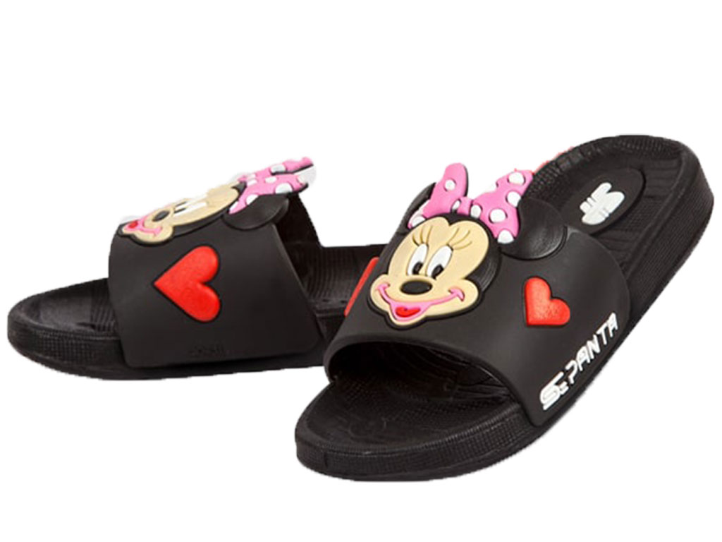 دمپایی مینی موس مشکی  SP