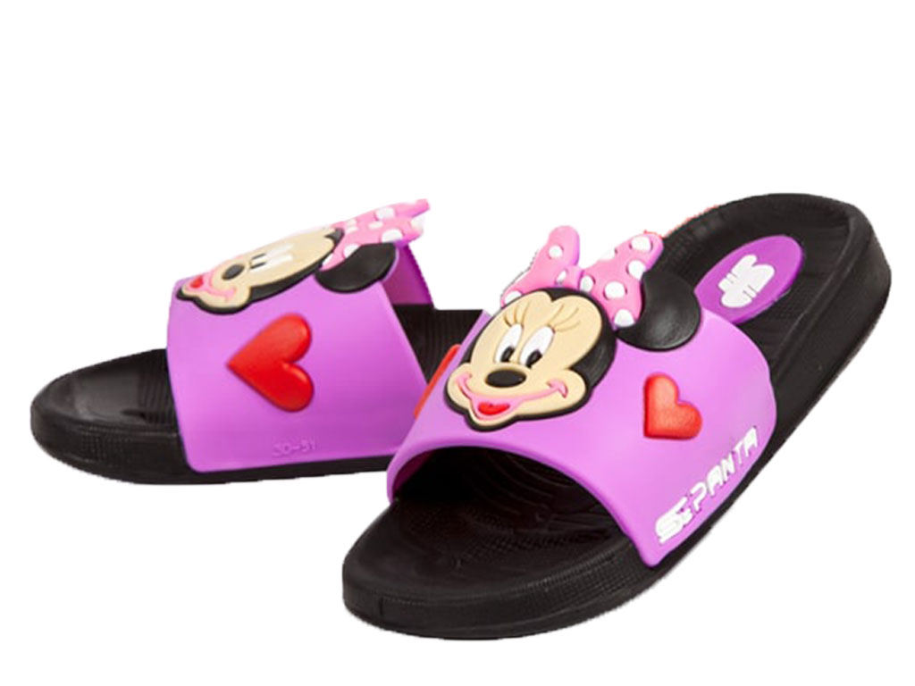 دمپایی مینی موس بنفش  SP