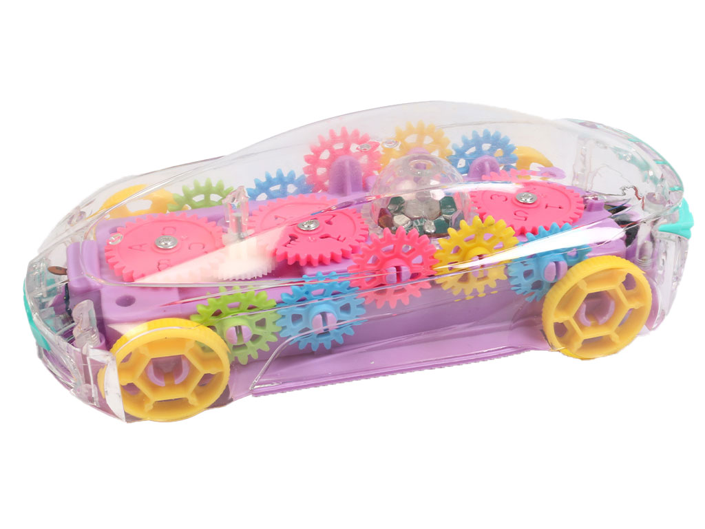 ماشین چرخ دنده ای موزیکال و چراغ دار