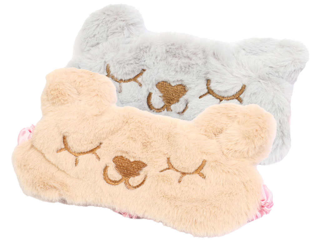 چشم بند خواب پولیشی کودک طرح خرس