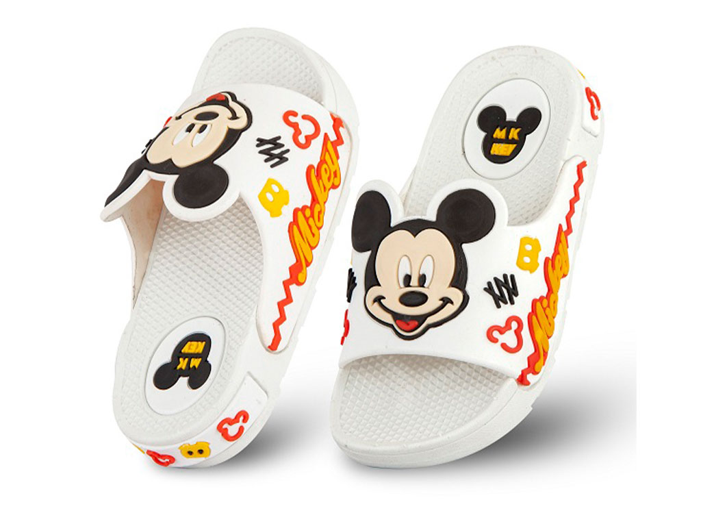 دمپایی میکی موس سفیدSP