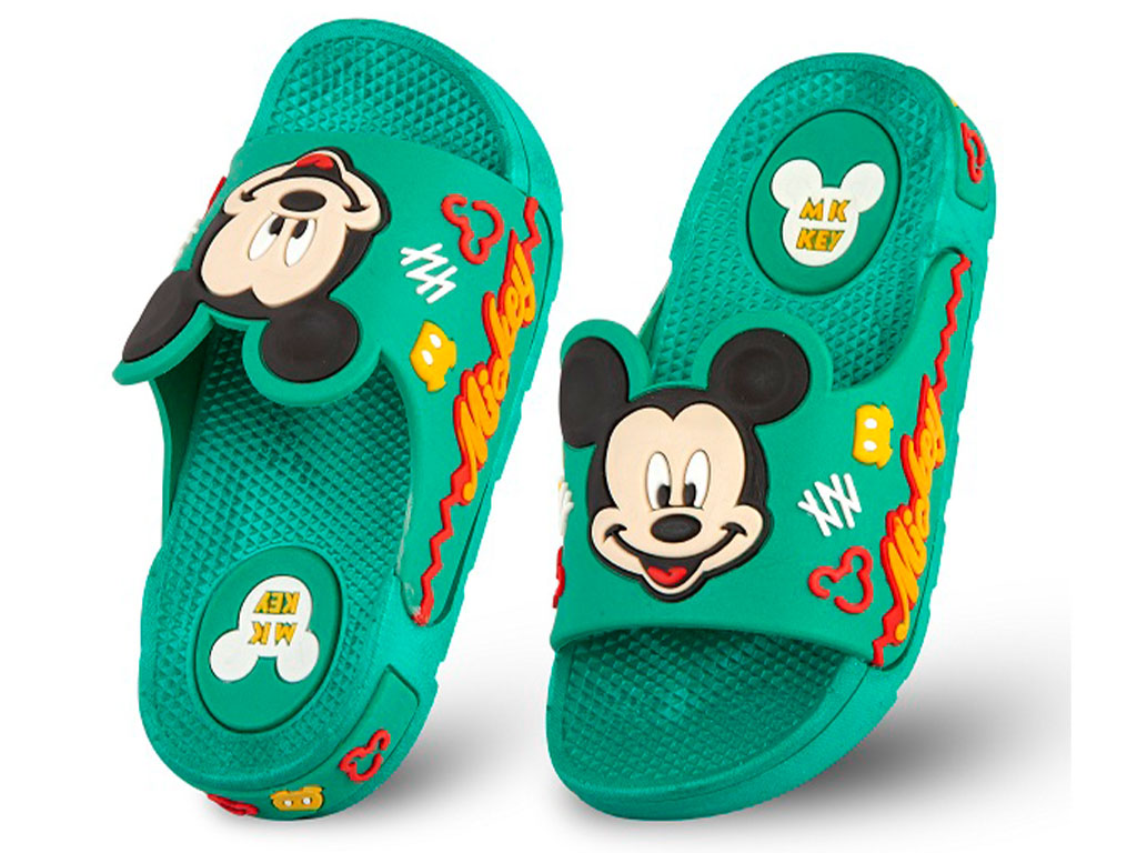 دمپایی میکی موس سبزSP