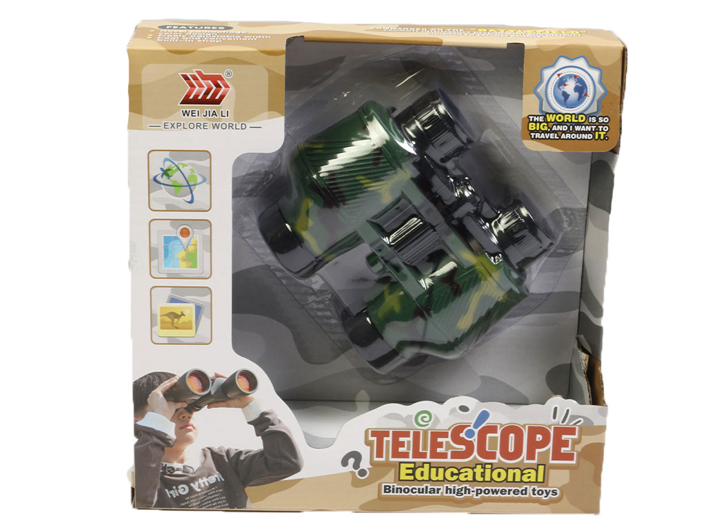 دوربین دوچشمی اسباب بازی مدل تلسکوپ