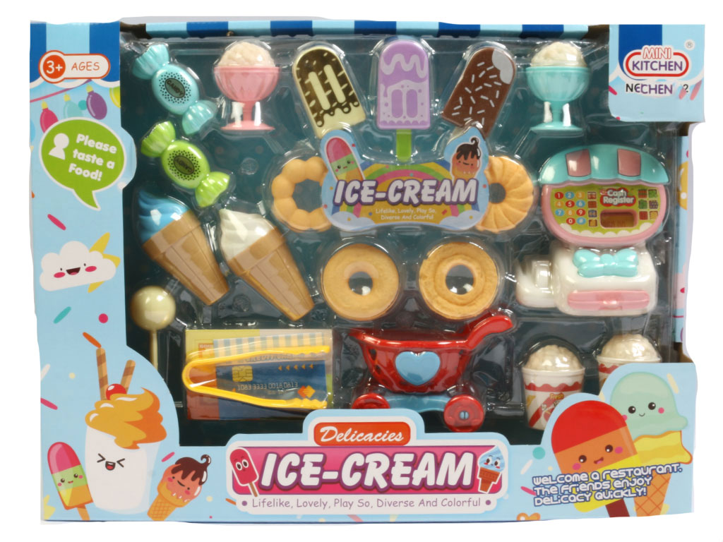 ست خوراکی های خوشمزه فروشگاهی 21 قطعه اسباب بازی