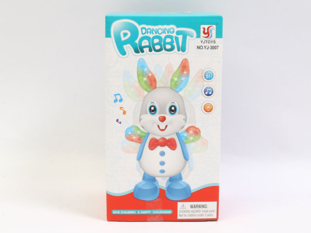 ربات خرگوش رقاص، موزیکال و چراغدار اسباب بازی
