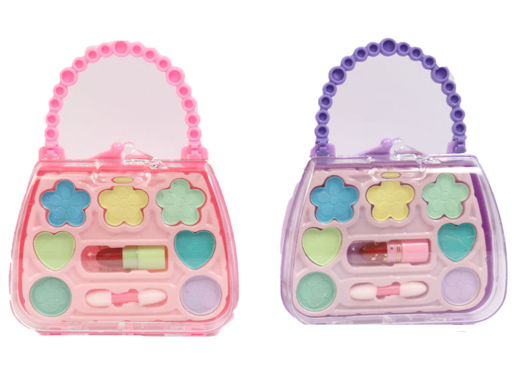 ست لوازم آرایشی کودک دارای کیف دسته دار