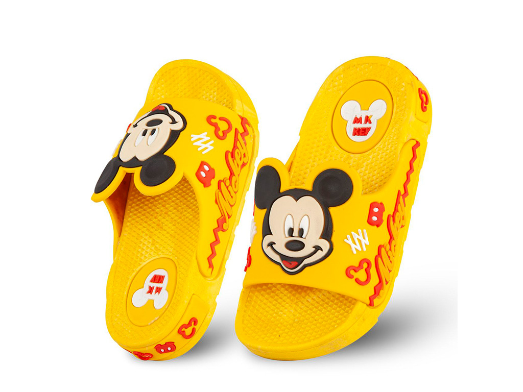 دمپایی میکی موس زردSP