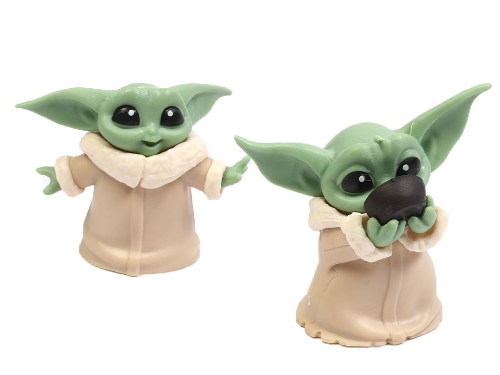 فیگور شخصیت بیبی یودا baby yoda از انیمیشن جنگ ستاره گان (تکی)