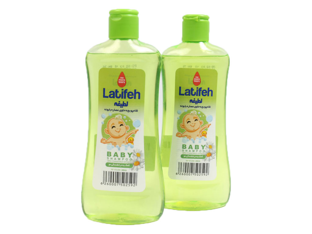 شامپو مو لطیفه حاوی عصاره بابونه 300 میلی لیتر کودک