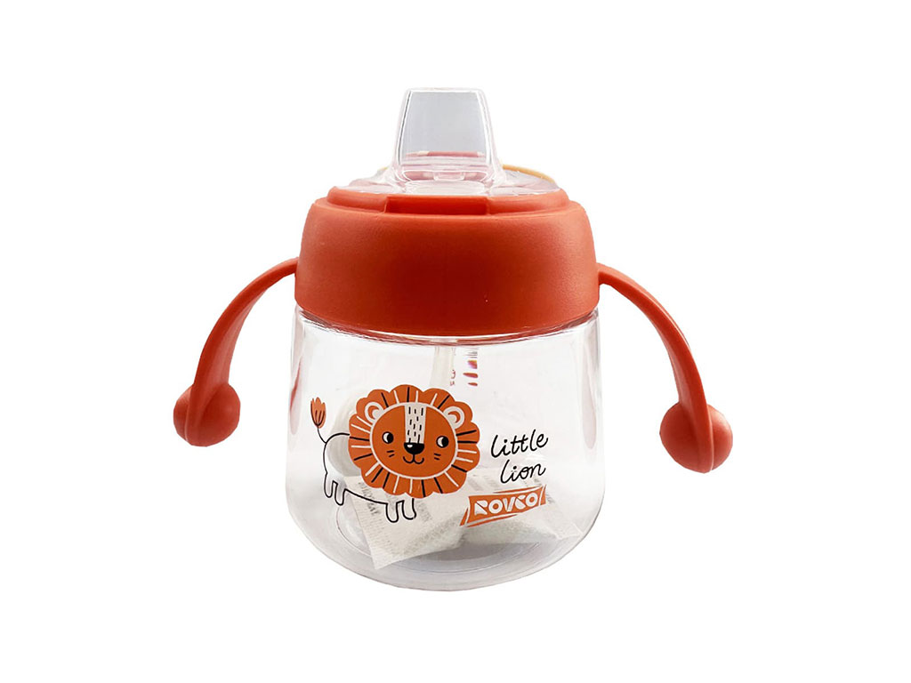 لیوان آبمیوه خوری سوپاپ دار آنتی کولیک 180 میلی لیتر رووکو Rovco