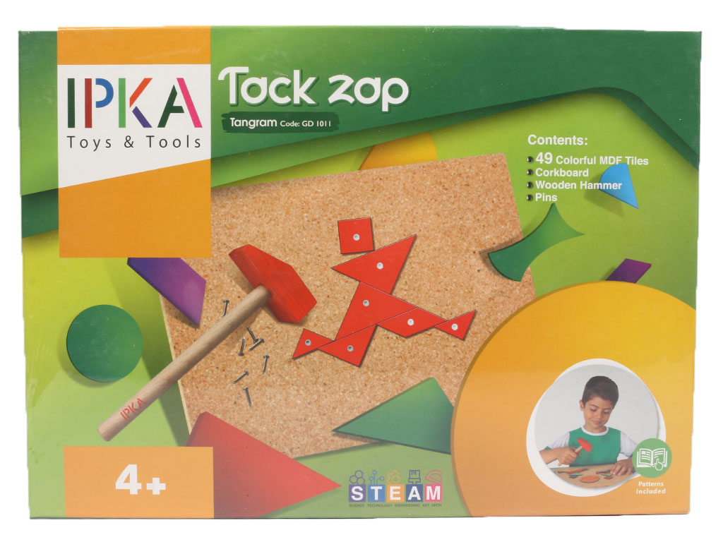 بازی فکری تنگرام مدل میخ و چکش ایپکا IPKA