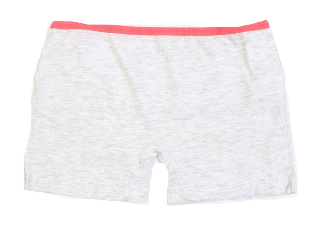 شورت پادار دخترانه خاکستری روشن