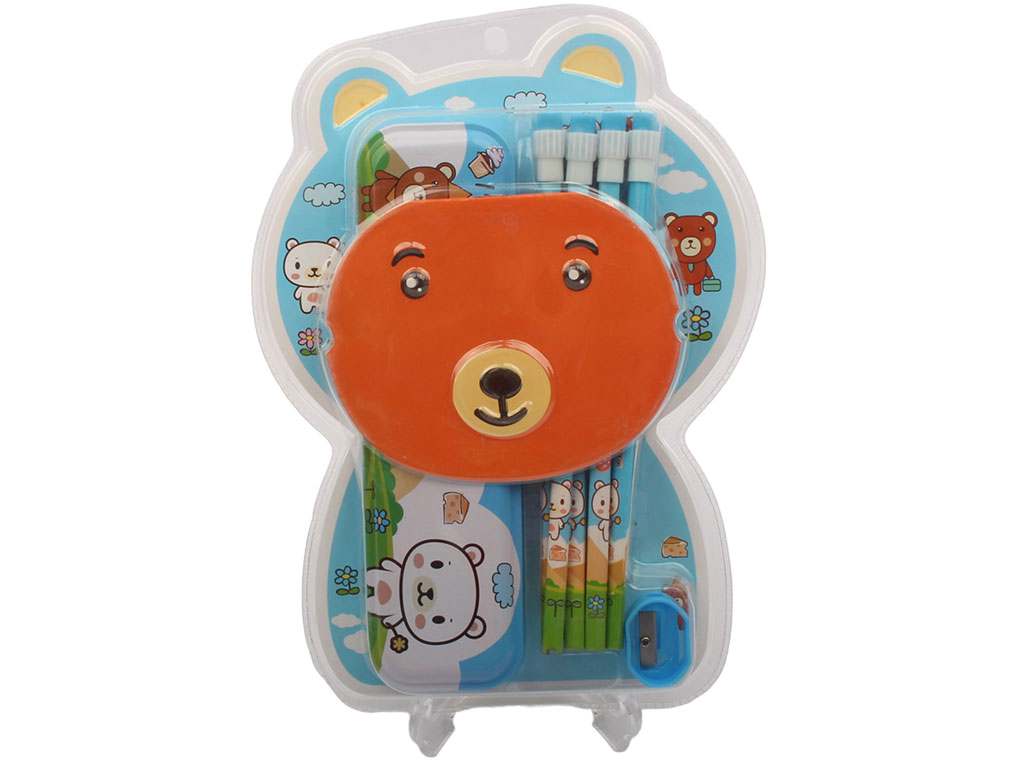 ست لوازم تحریر 10 عددی طرح خرس