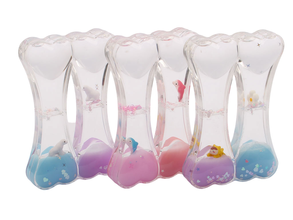 ساعت شنی دوقلو مدل روغنی طرح قلب