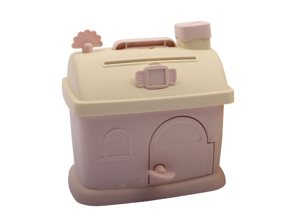 قلک بچگانه طرح خانه به همراه استیکر