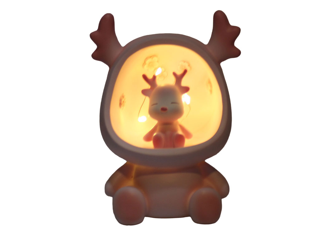 چراغ خواب دخترانه طرح گوزن