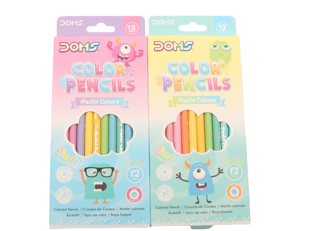 مداد رنگی 12 رنگ پاستلی