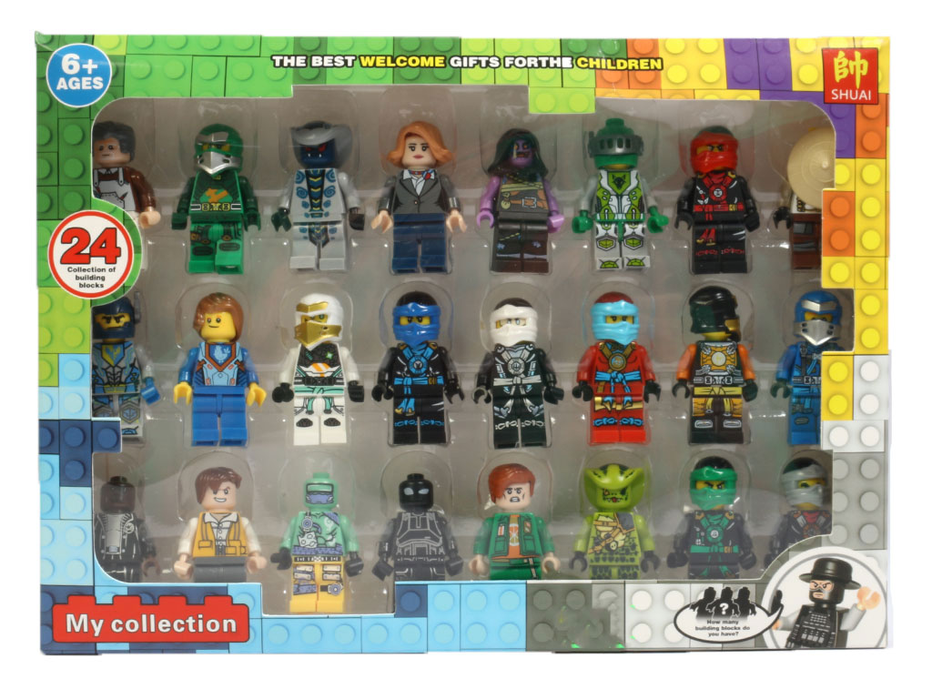 مجموعه لگو آدمک 24 عددی اسباب بازی